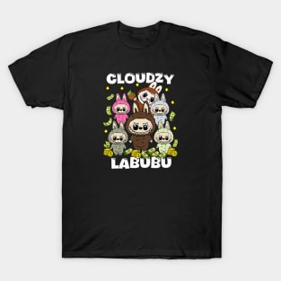 Funny Halloween Cloudzy Labubu Cute T-Shirt